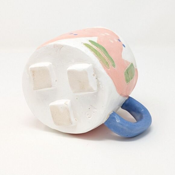 Handmade ceramic "Memphis mug" by Nicole Ginzburg | Quirky & Unique - Picture 3 of 6